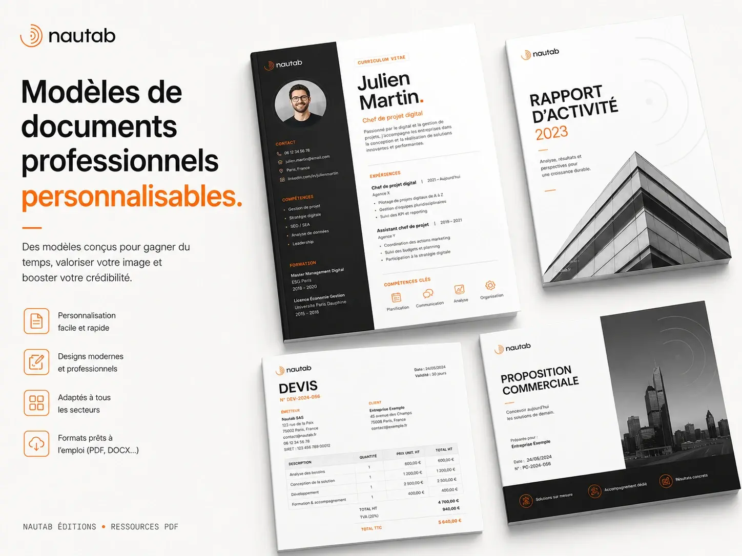 Bannière modèles documentaires