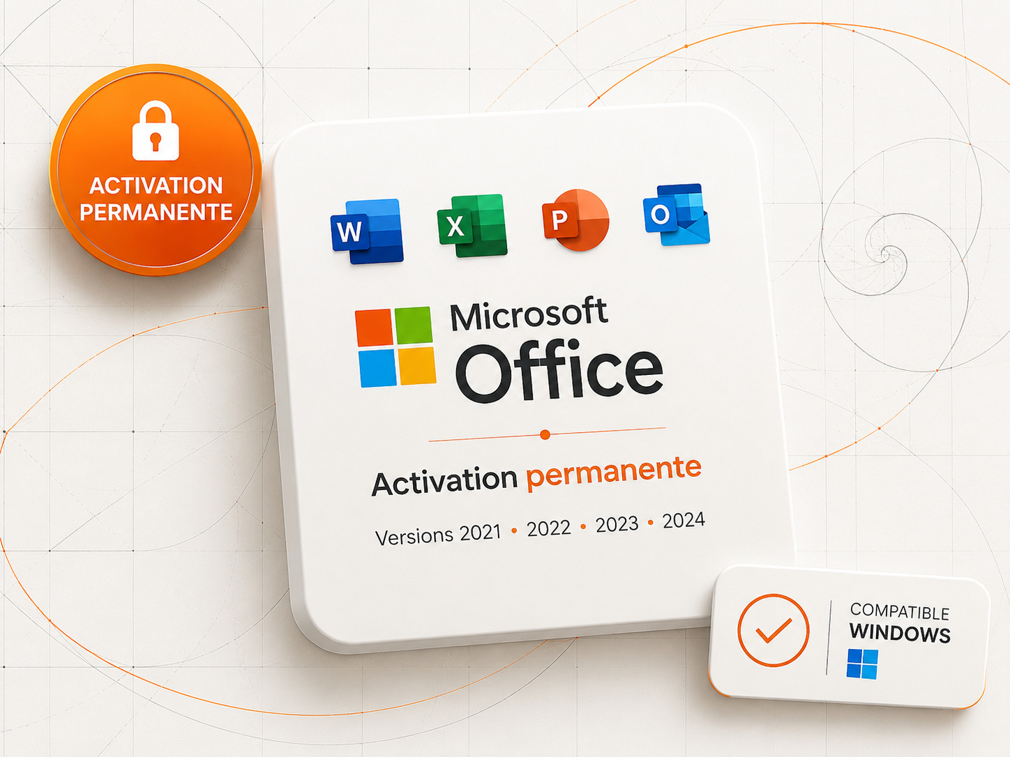 Microsoft office: activation permanente