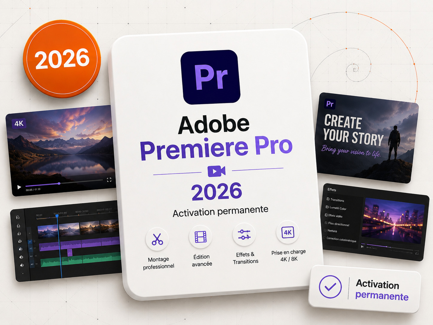 Adobe Premiere Pro 2026 – Activation permanente