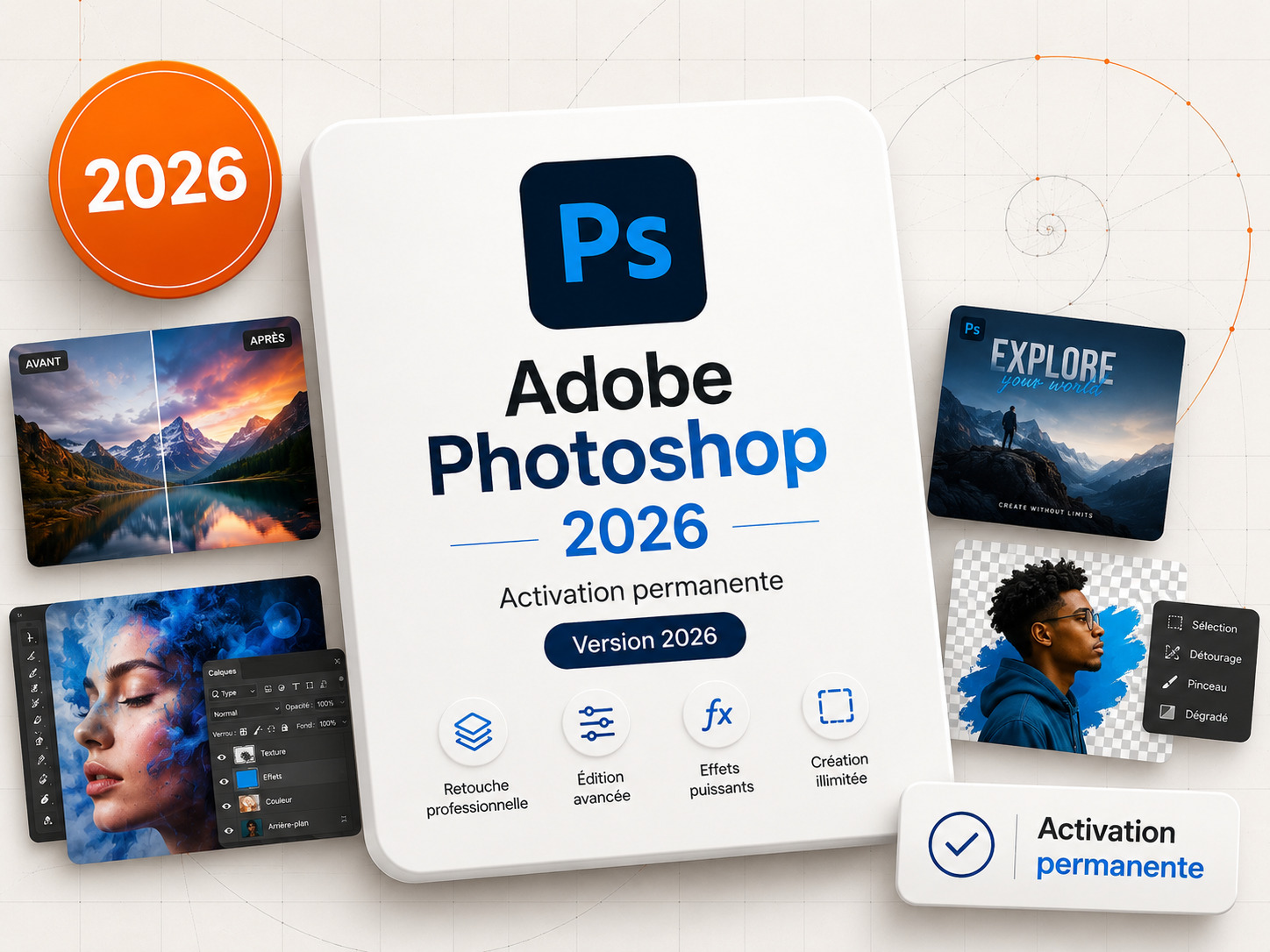 Adobe Photoshop 2026 – Activation permanente